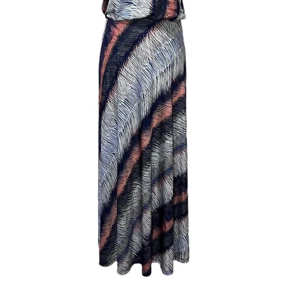 Veronica M Womens Maxi Dress Strapless Solana Multicolor Blouson Size XS - Picture 2 of 10